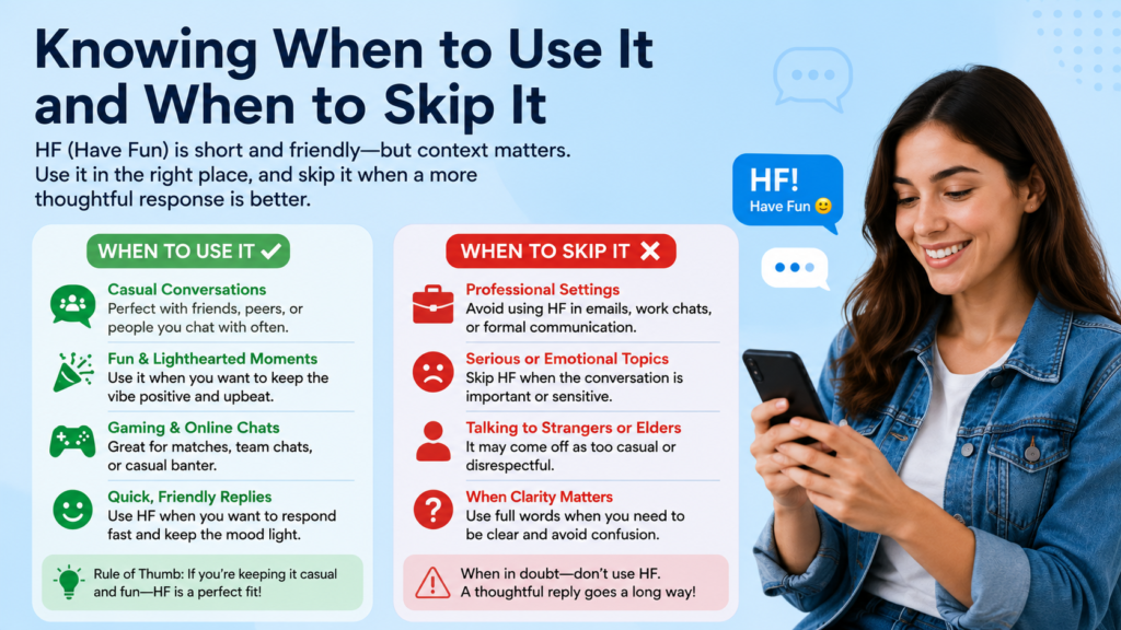Knowing When to Use It and When to Skip It