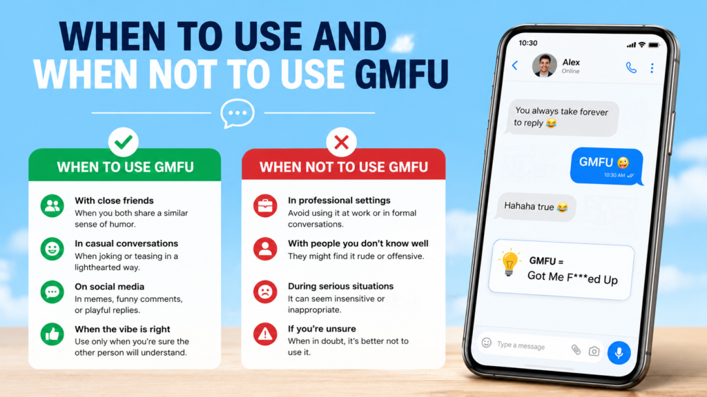 When to Use and When Not to Use GMFU