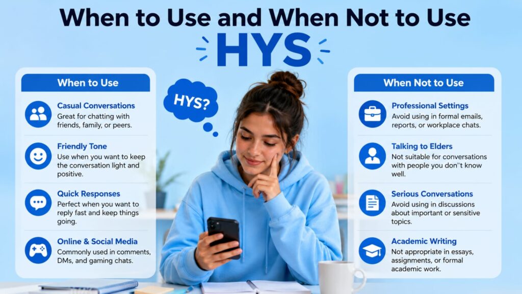 When to Use and When Not to Use HYS