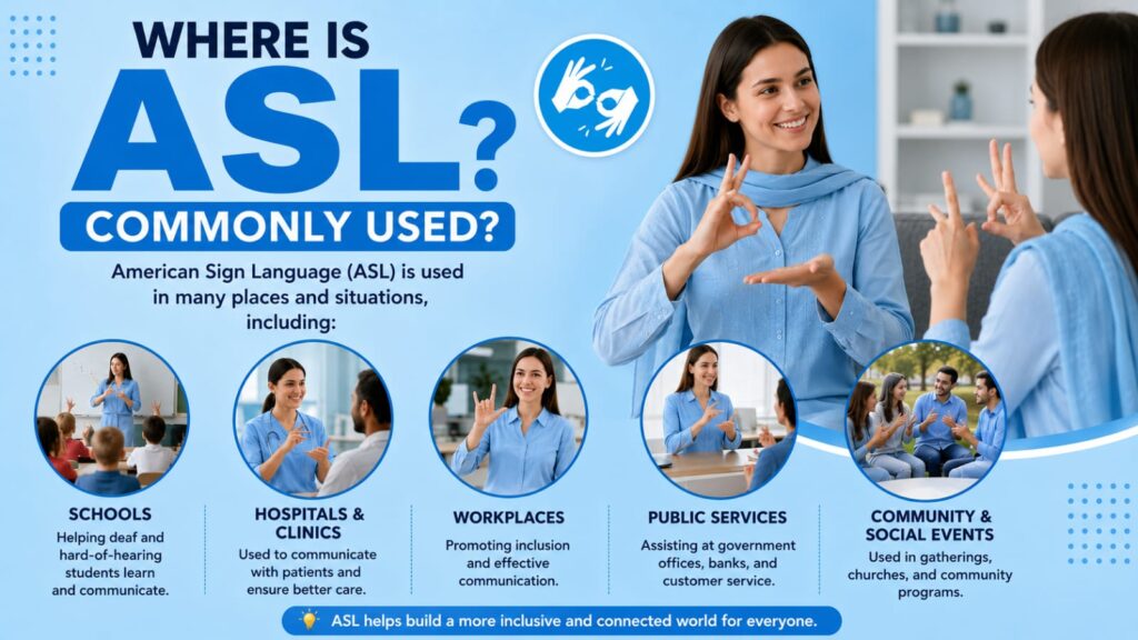 Where Is ASL Commonly Used