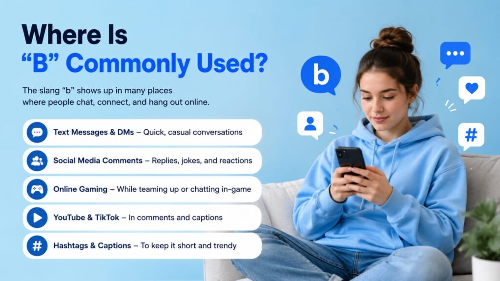 Where Is B Commonly Used