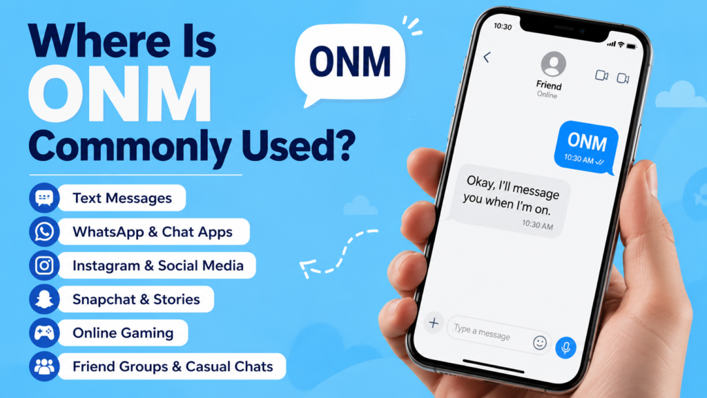 Where Is ONM Commonly Used