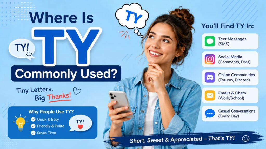 Where Is TY Commonly Used