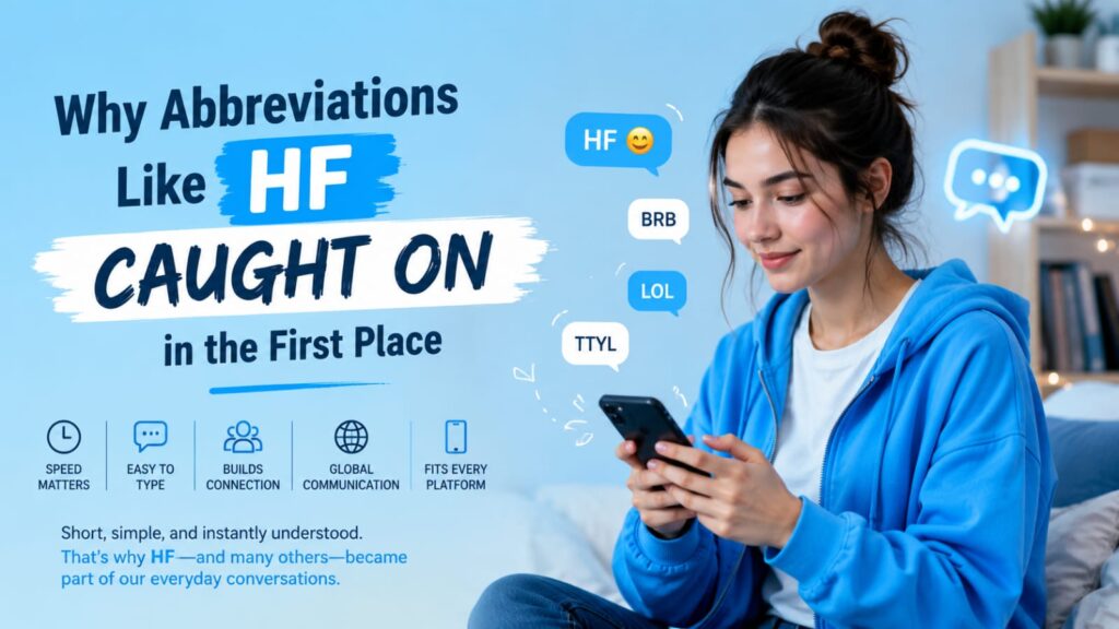 Why Abbreviations Like HF Caught On in the First Place