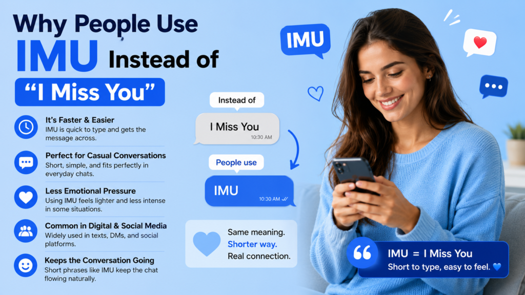 Why People Use IMU Instead of Typing I Miss You