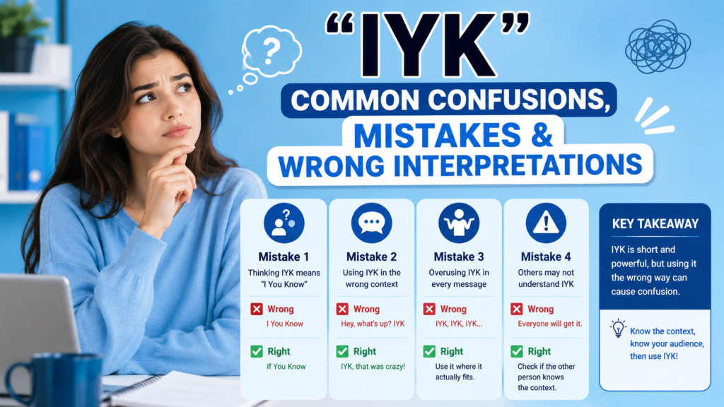 Common Confusions, Mistakes & Wrong Interpretations
