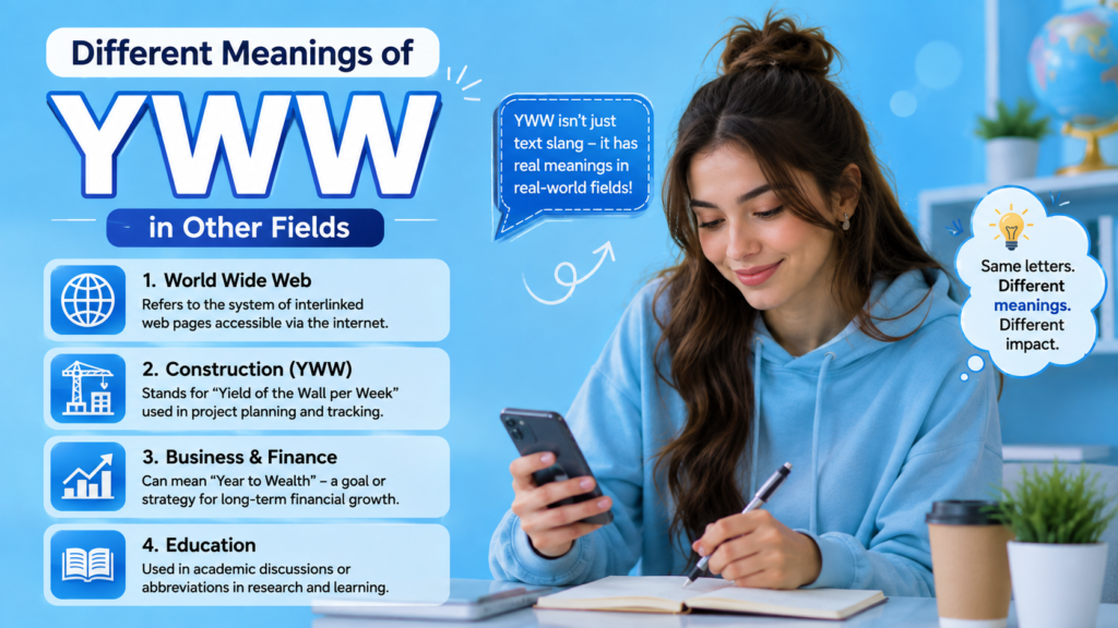 Different Meanings of YWW in Other Fields