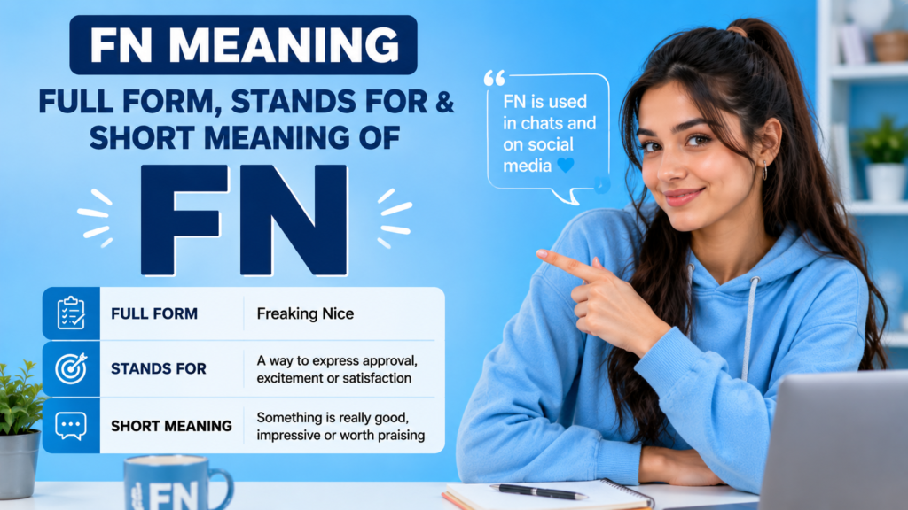 Full Form, Stands For & Short Meaning of FN