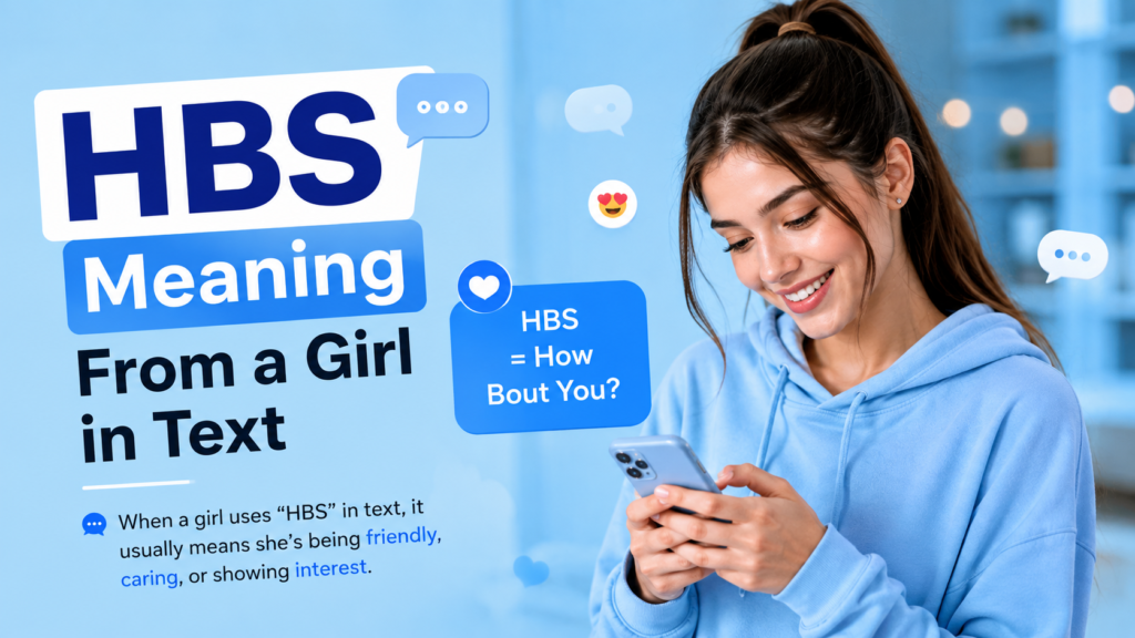 HBS Meaning From a Girl in Text