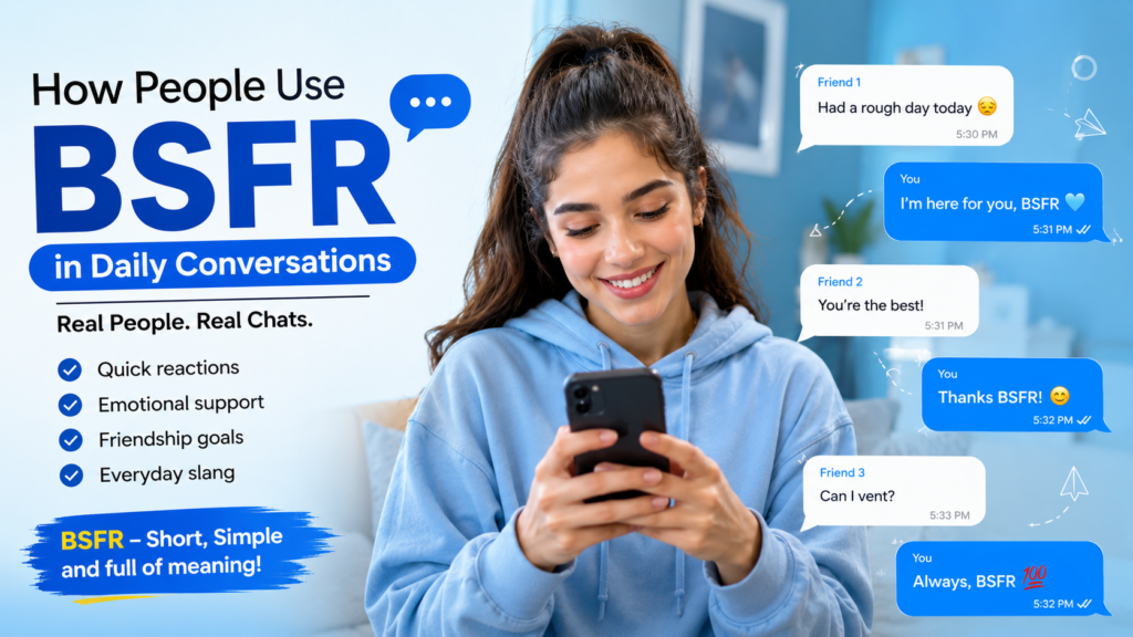 How People Use BSFR in Daily Conversations