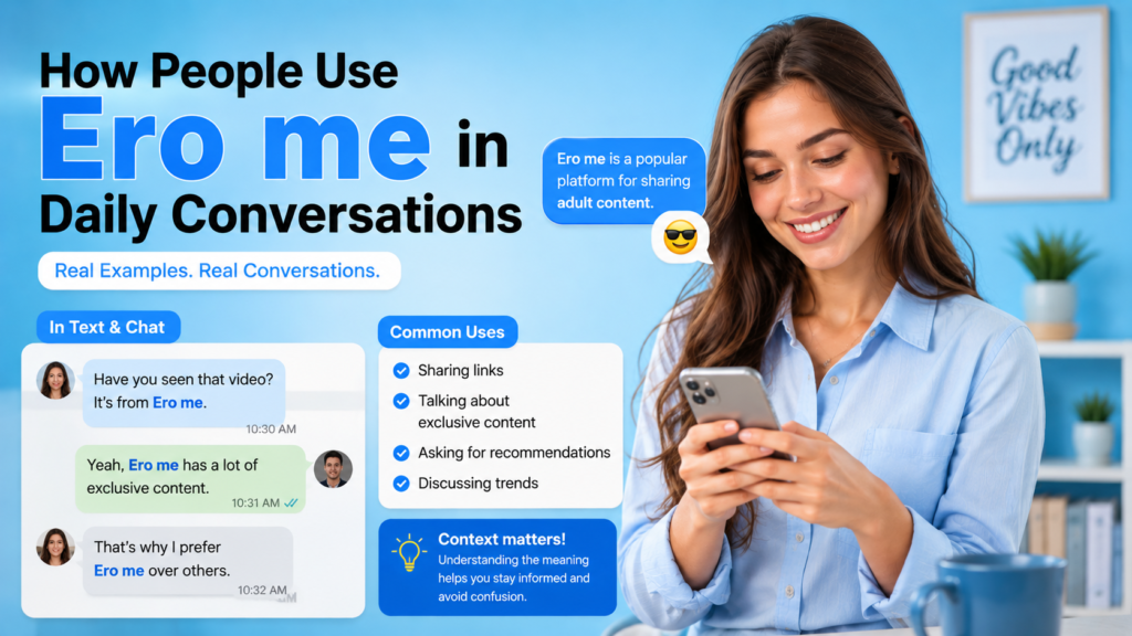 How People Use Ero me in Daily Conversations