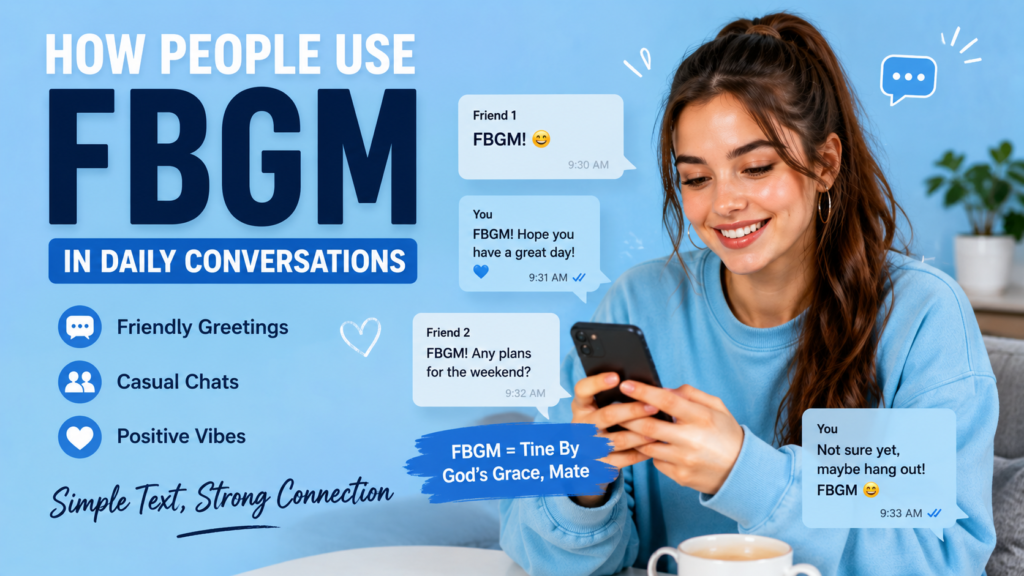 How People Use FBGM in Daily Conversations