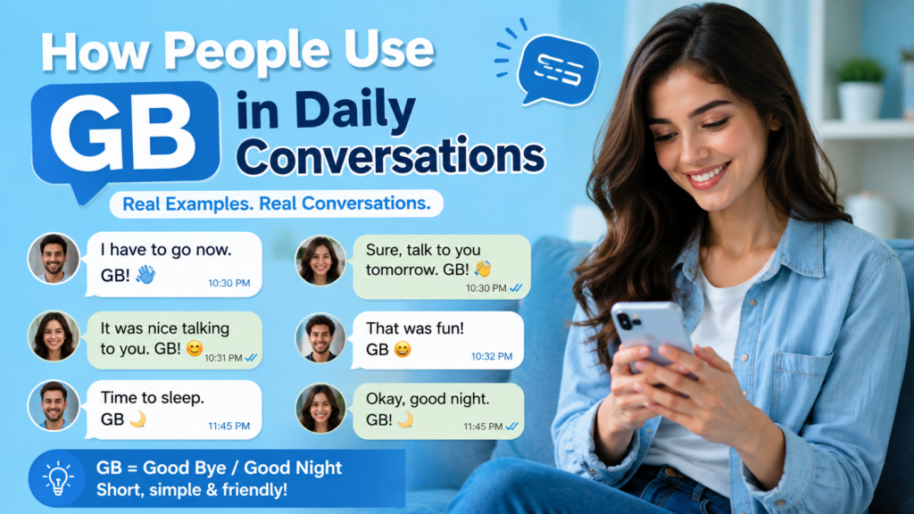 How People Use GB in Daily Conversations