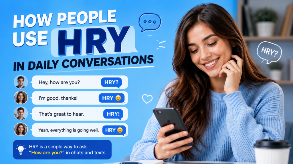 How People Use HRY in Daily Conversations