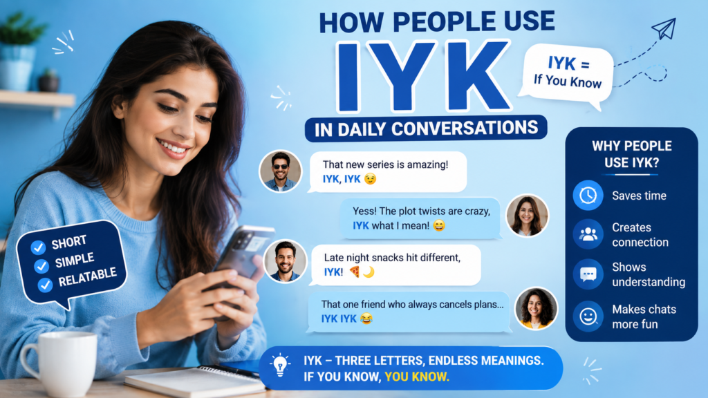 How People Use IYK in Daily Conversations