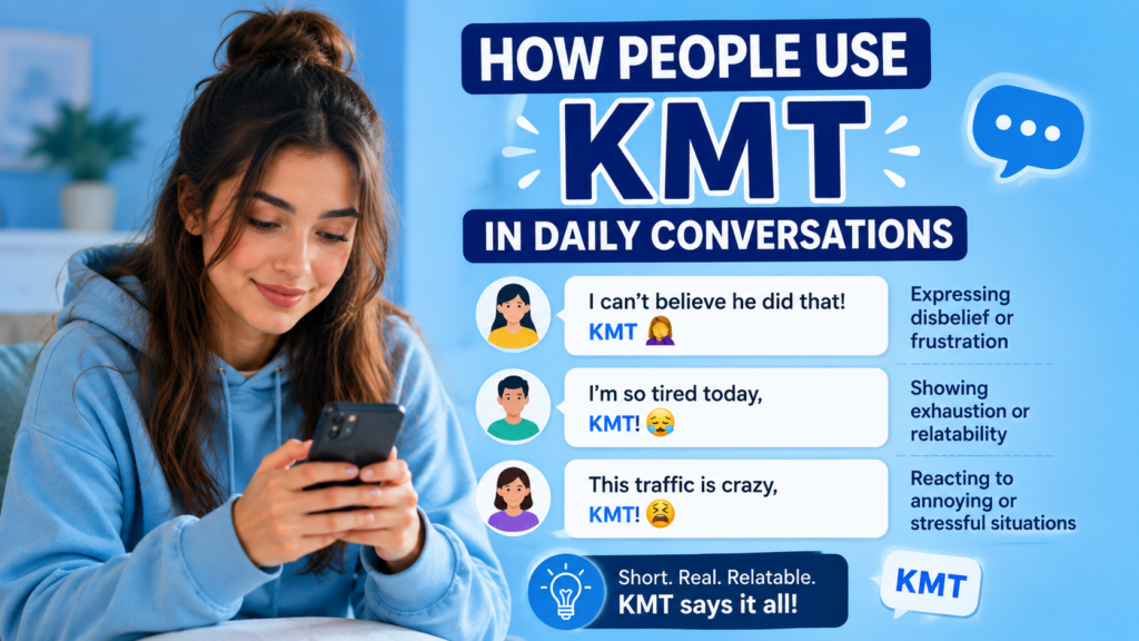 How People Use KMT in Daily Conversations