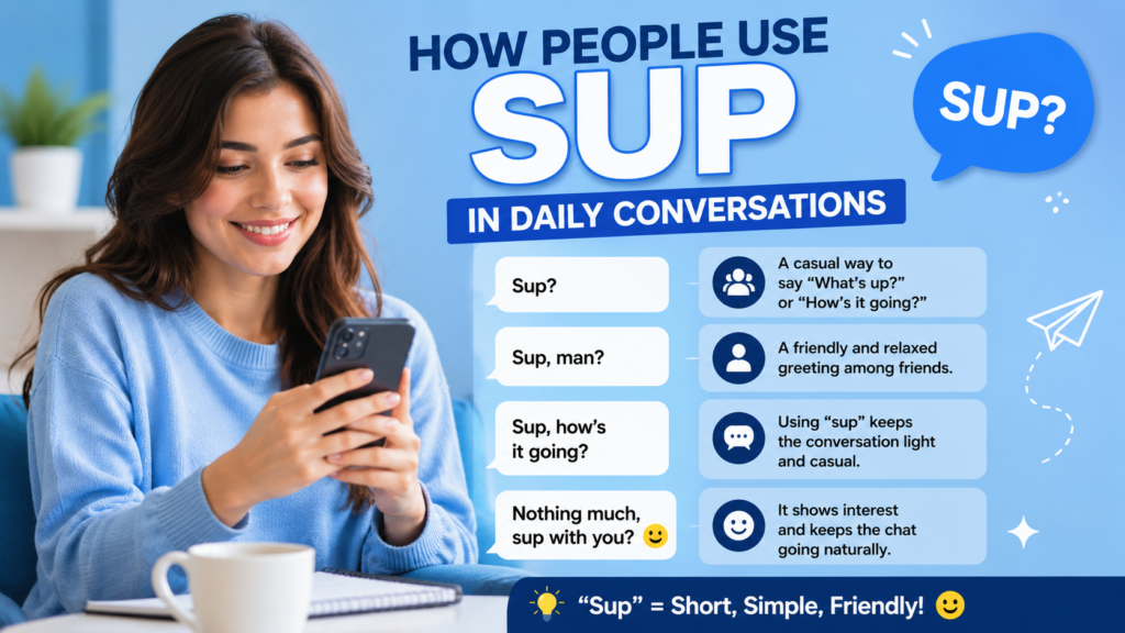 How People Use Sup in Daily Conversations