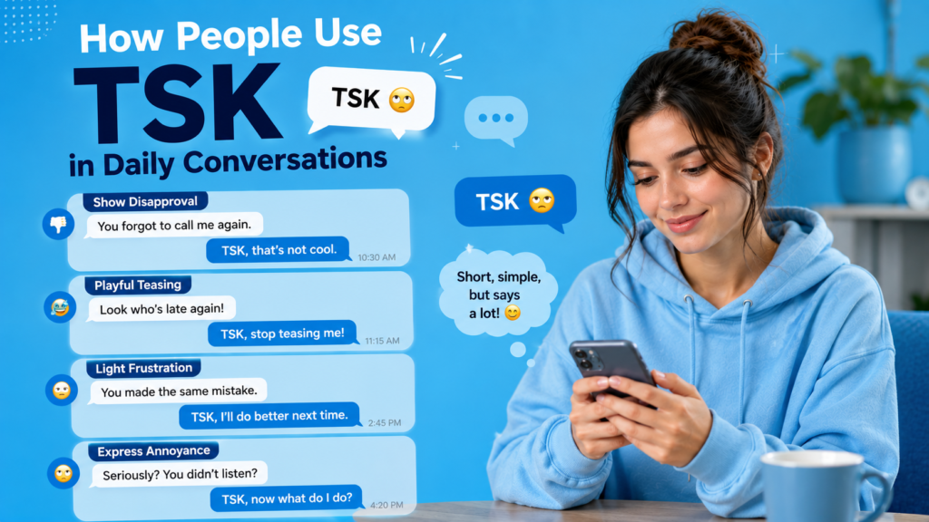 How People Use TSK in Daily Conversations