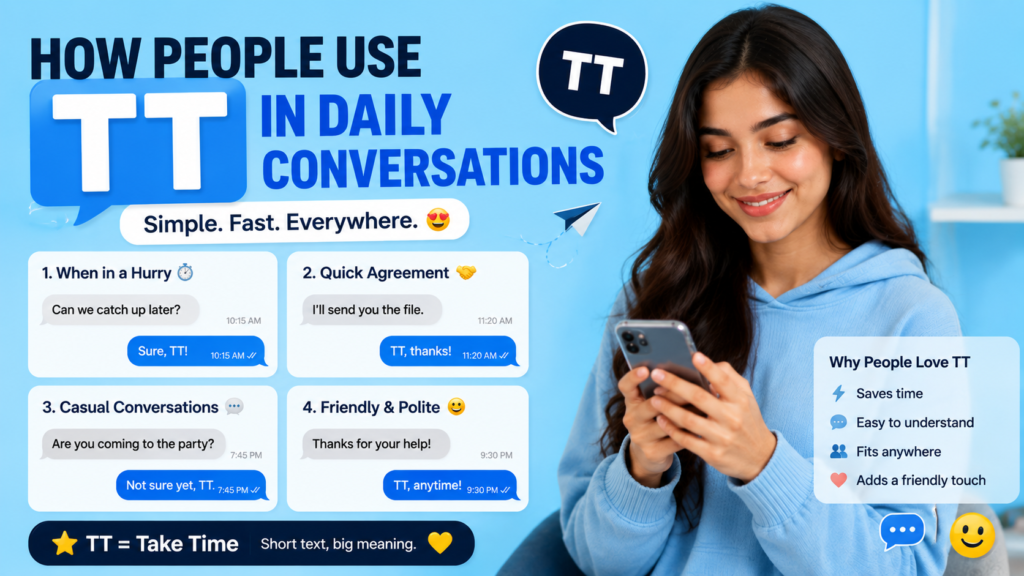 How People Use TT in Daily Conversations