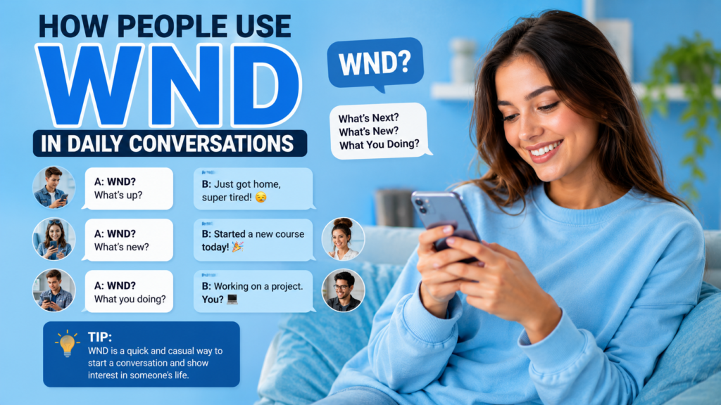 How People Use WND in Daily Conversations