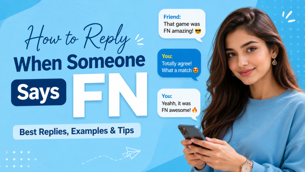 How to Reply When Someone Says FN