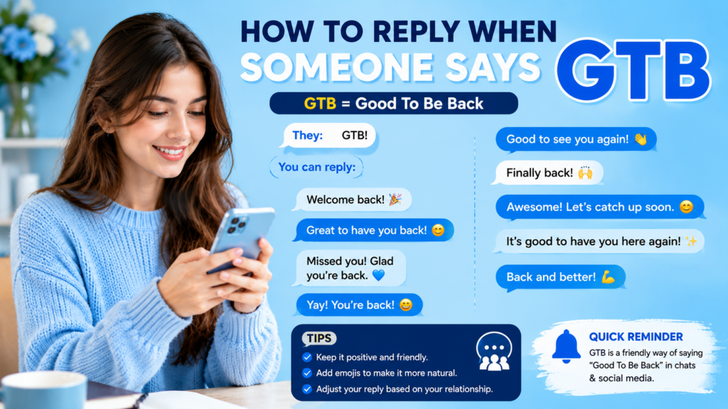 How to Reply When Someone Says GTB