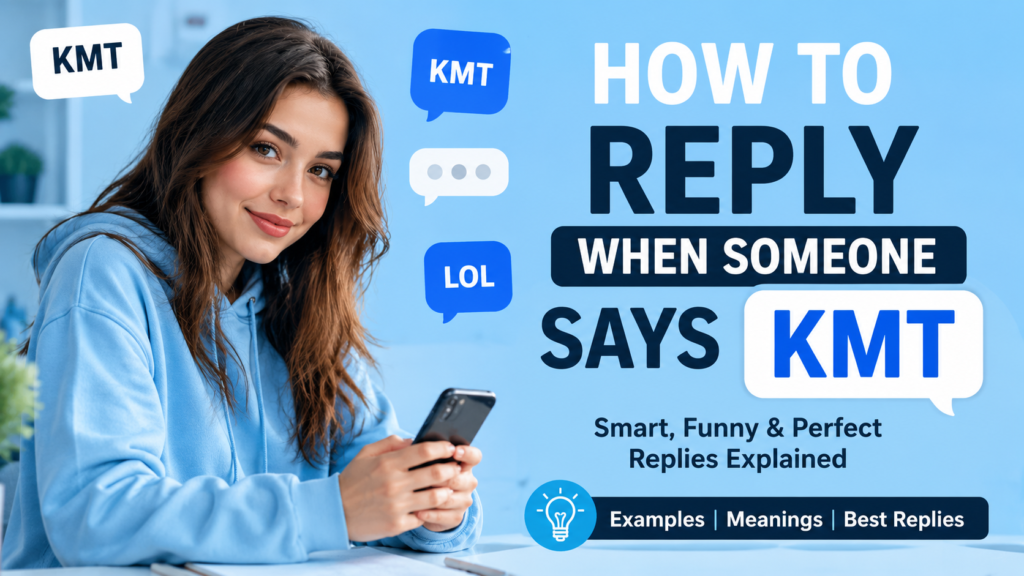 How to Reply When Someone Says KMT