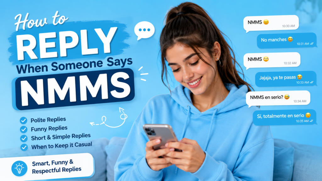 How to Reply When Someone Says NMMS