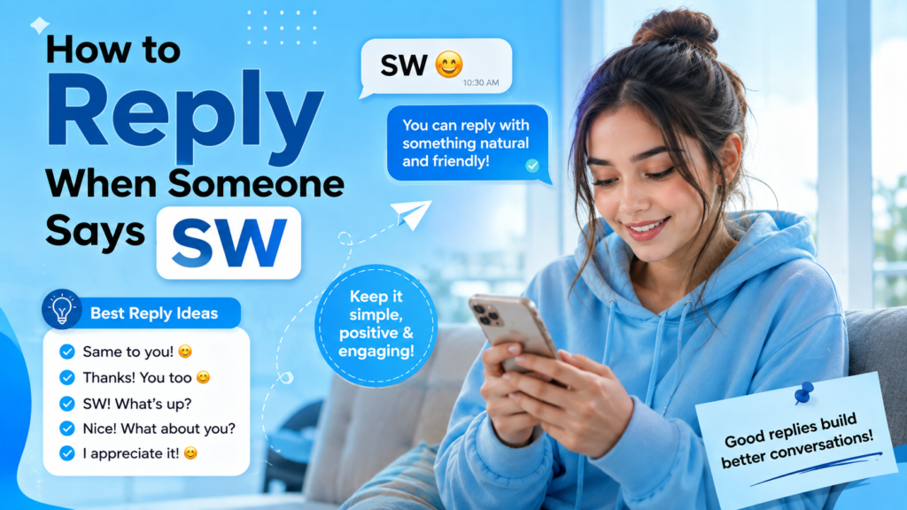 How to Reply When Someone Says SW