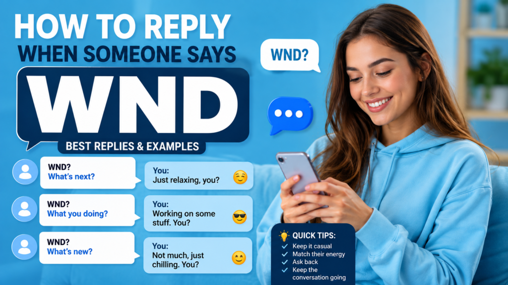 How to Reply When Someone Says WND