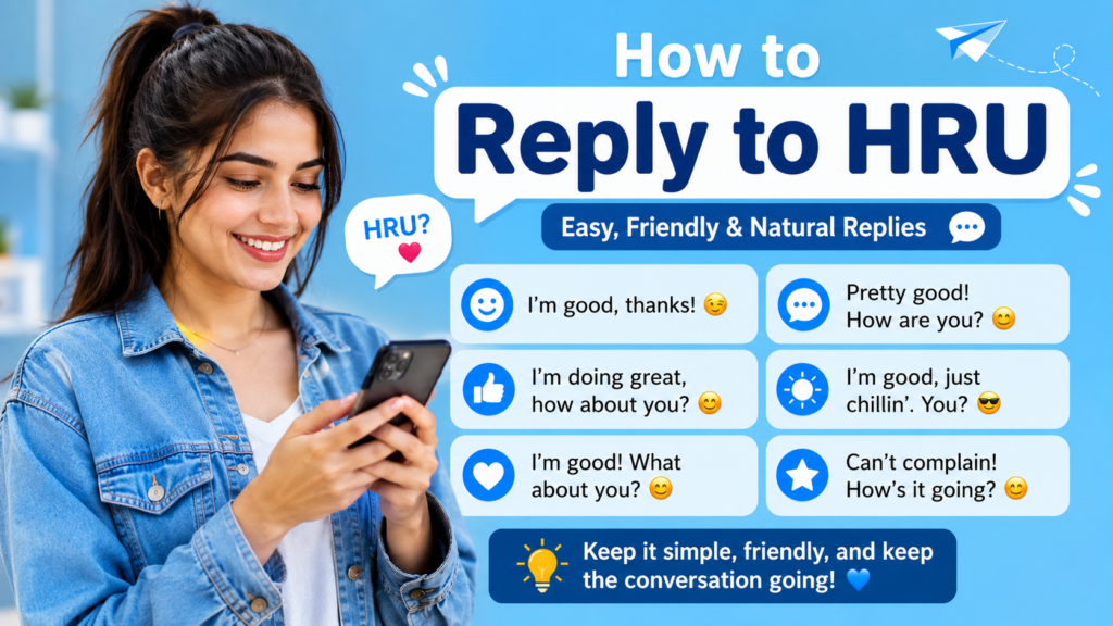 How to Reply to HRU