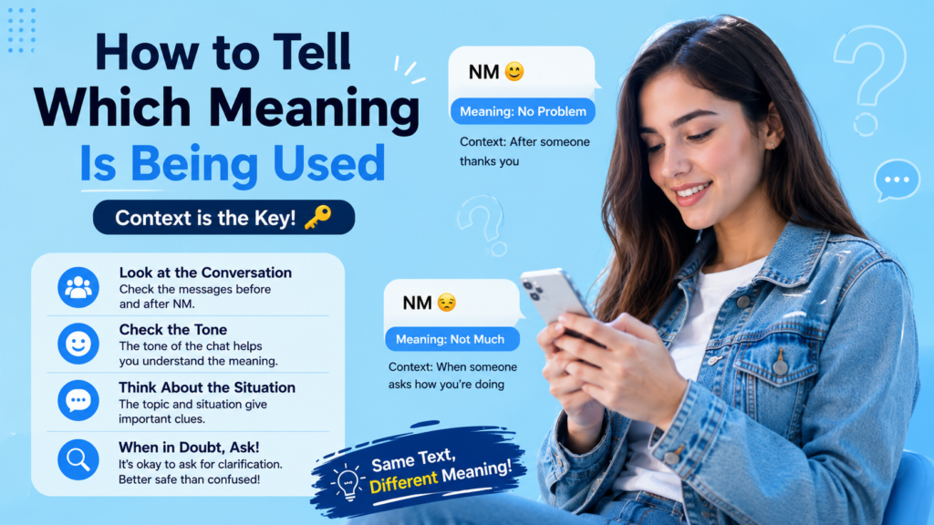 How to Tell Which Meaning Is Being Used