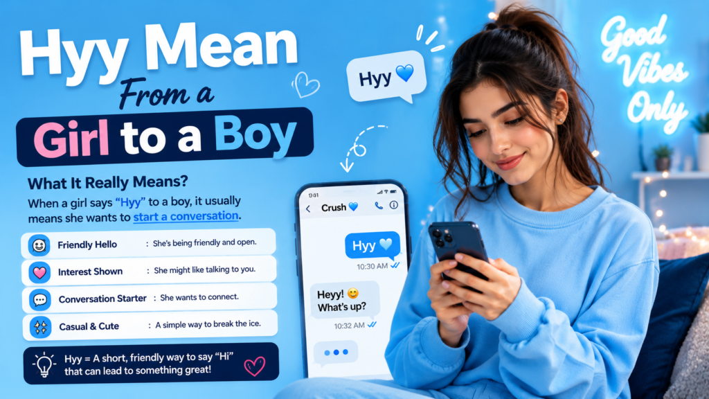 Hyy Mean From a Girl to a Boy