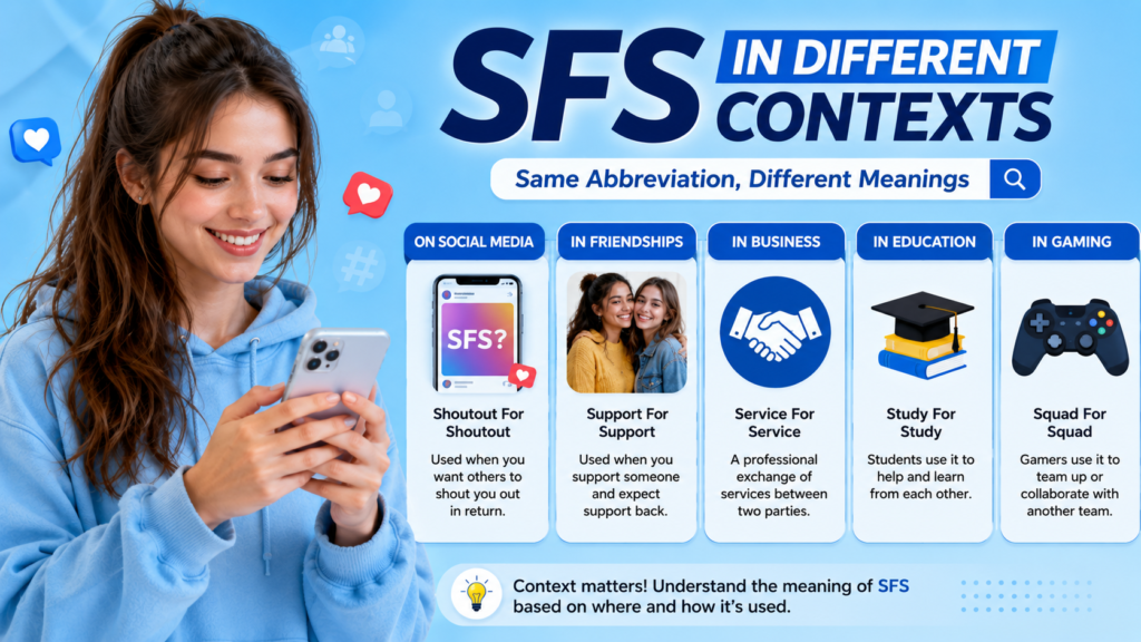 SFS in Different Contexts