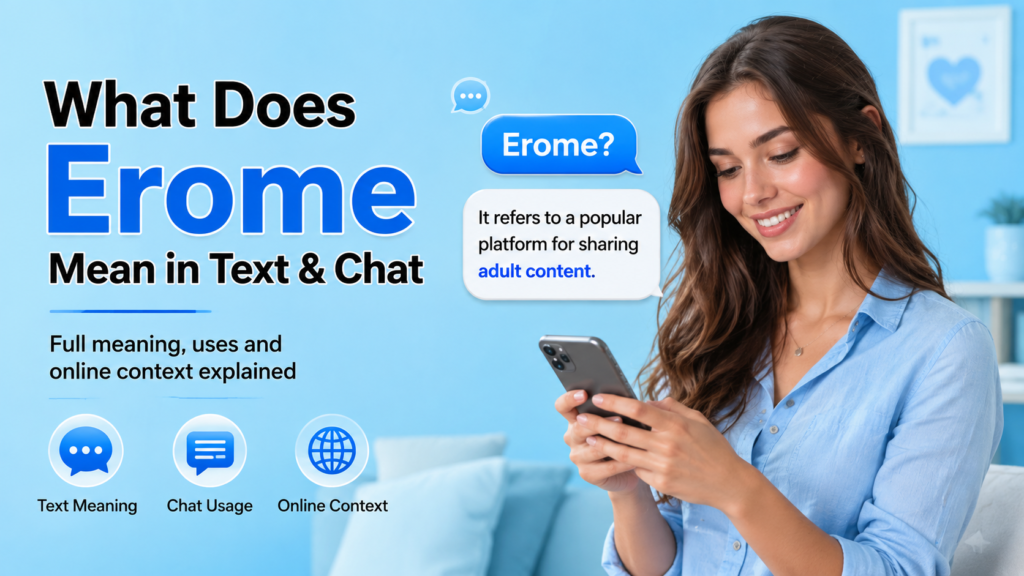 What Does Erome Mean in Text & Chat