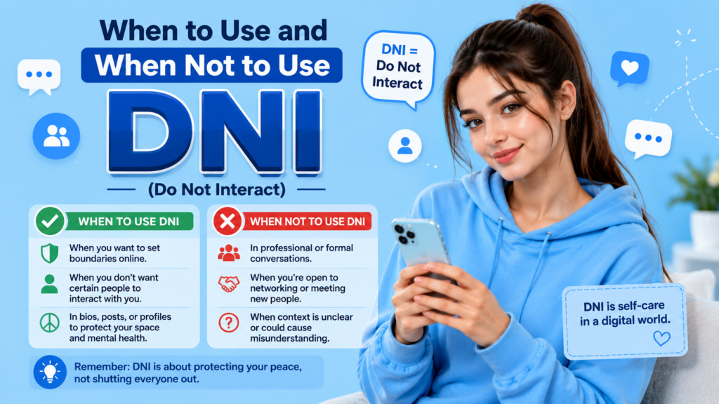 When to Use and When Not to Use DNI