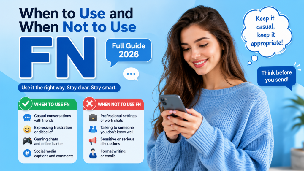 When to Use and When Not to Use FN
