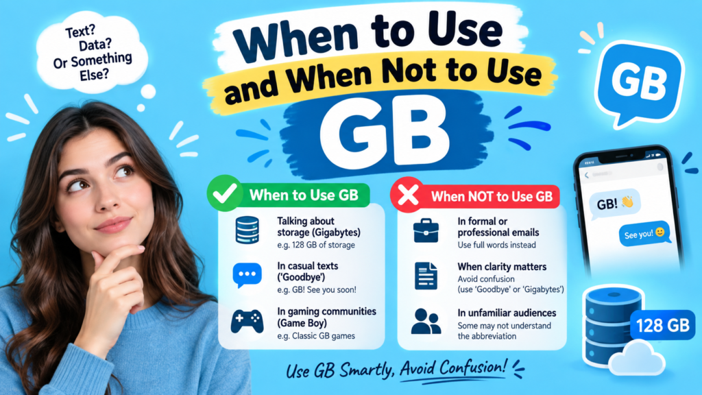 When to Use and When Not to Use GB