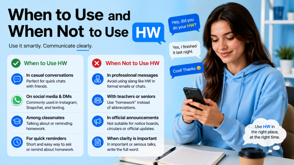 When to Use and When Not to Use HW
