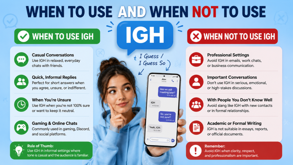When to Use and When Not to Use IGH