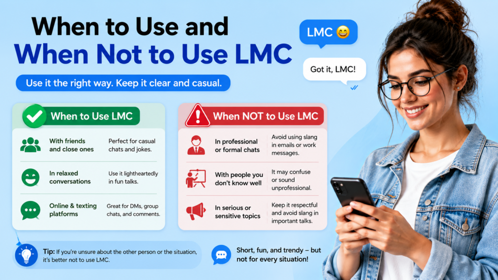 When to Use and When Not to Use LMC