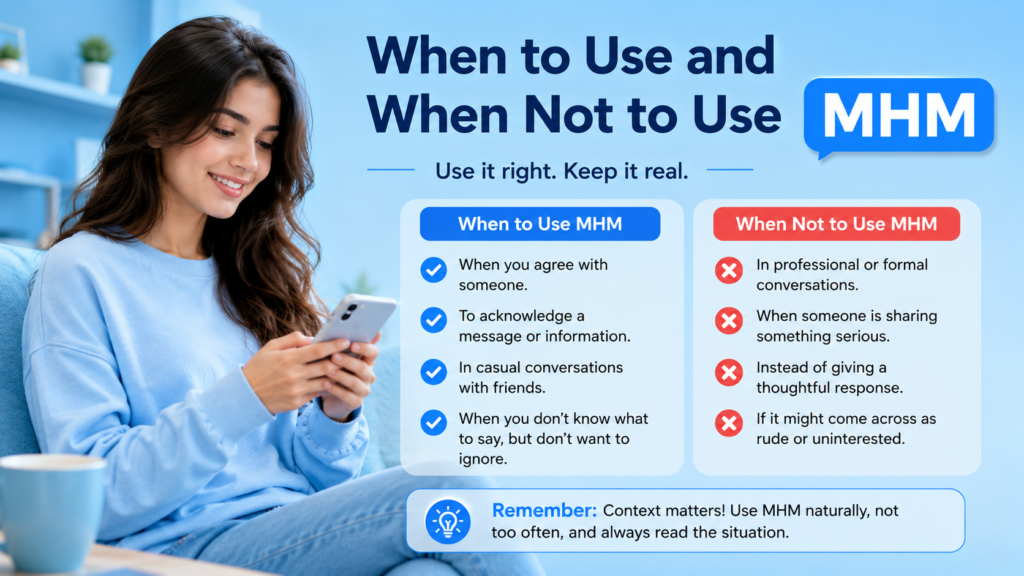 When to Use and When Not to Use MHM