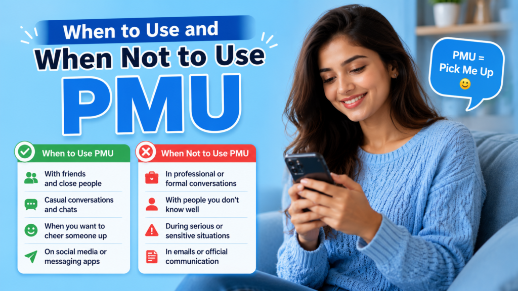 When to Use and When Not to Use PMU