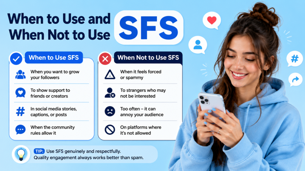 When to Use and When Not to Use SFS