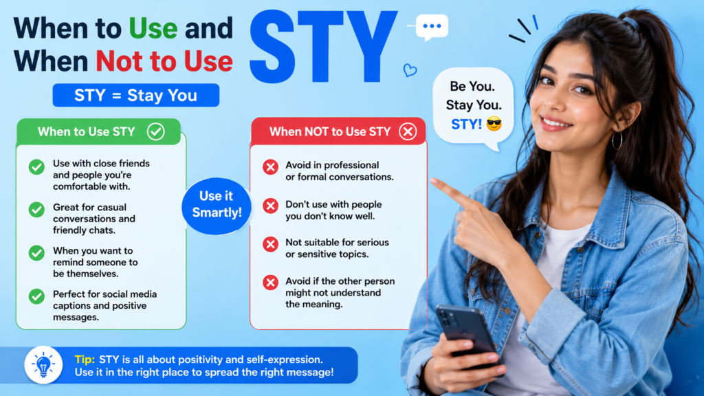 When to Use and When Not to Use STY