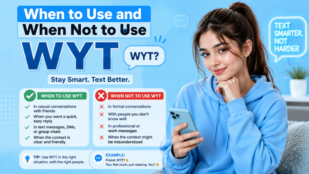 When to Use and When Not to Use WYT