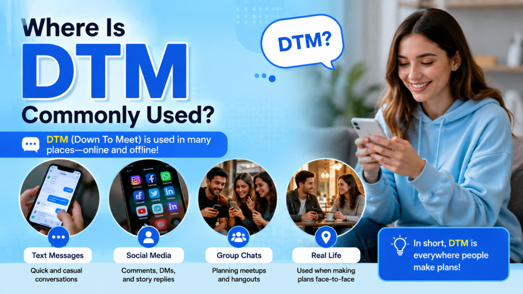Where Is DTM Commonly Used