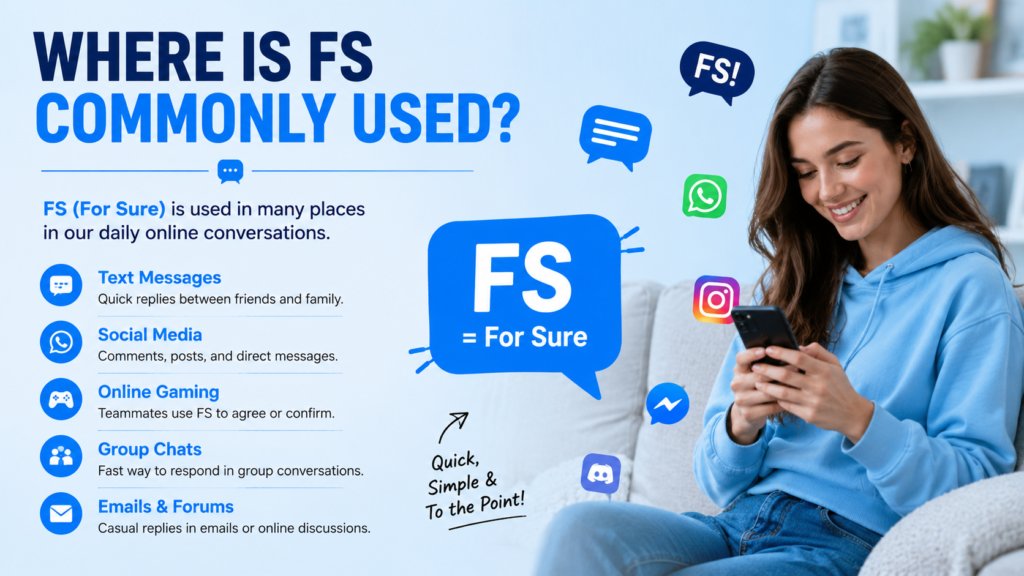 Where Is FS Commonly Used