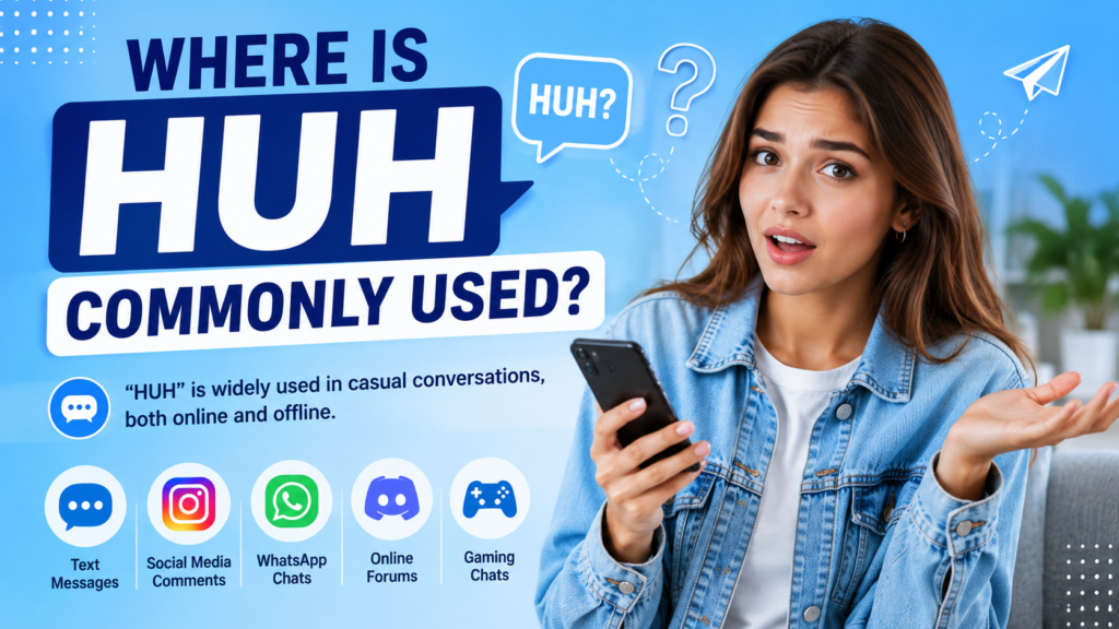 Where Is HUH Commonly Used