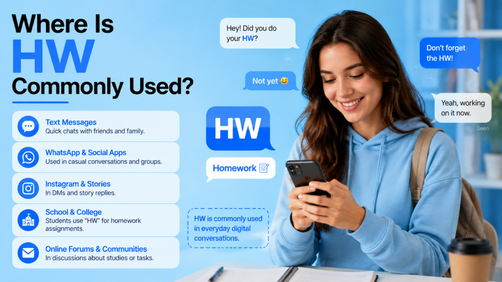 Where Is HW Commonly Used